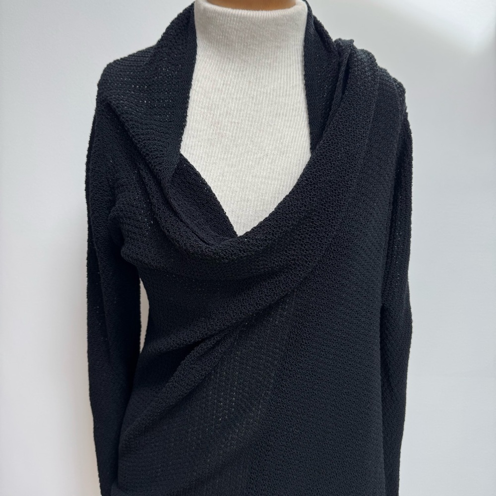 Ruti Haven Knit Wrap Cardigan Women S/M Drapey Crossover Relaxed - Picture 3 of 13